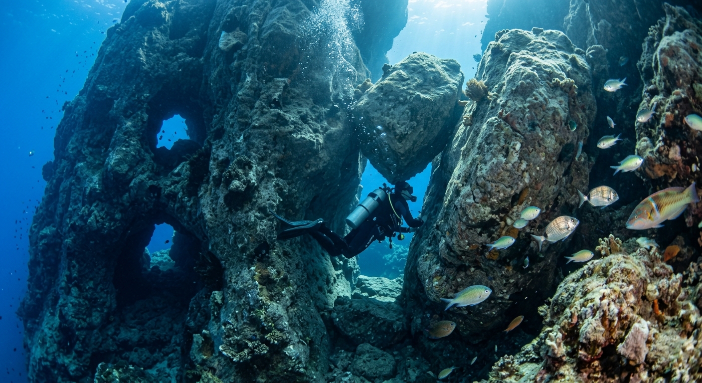 Reqqa Point diving, Gozo